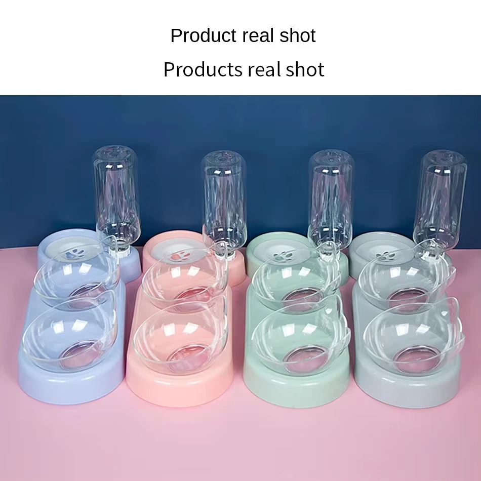 Suministros para mascotas, cuencos elevados para gatos y perros, comederos dobles duraderos para gatos y perros, suministros elevados para alimentación y beber para gatos - imagen 2