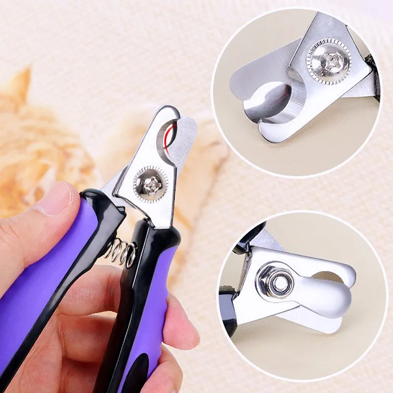 Cortauñas para gatos y perros – Corte seguro en acero inoxidable - imagen 3