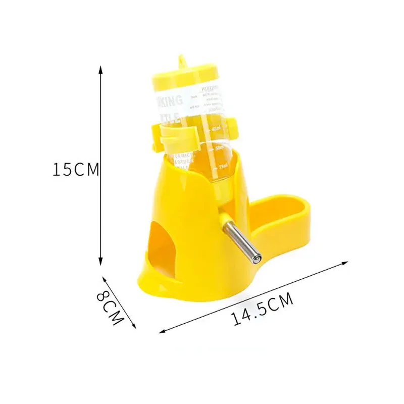 Botella de agua para hámster, accesorios para animales pequeños, dispositivo de alimentación automática, contenedor de alimentos, botellas para beber para mascotas, accesorios para hámster - imagen 5