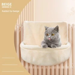 Cama colgante para gatos - Hamaca redonda con marco de hierro