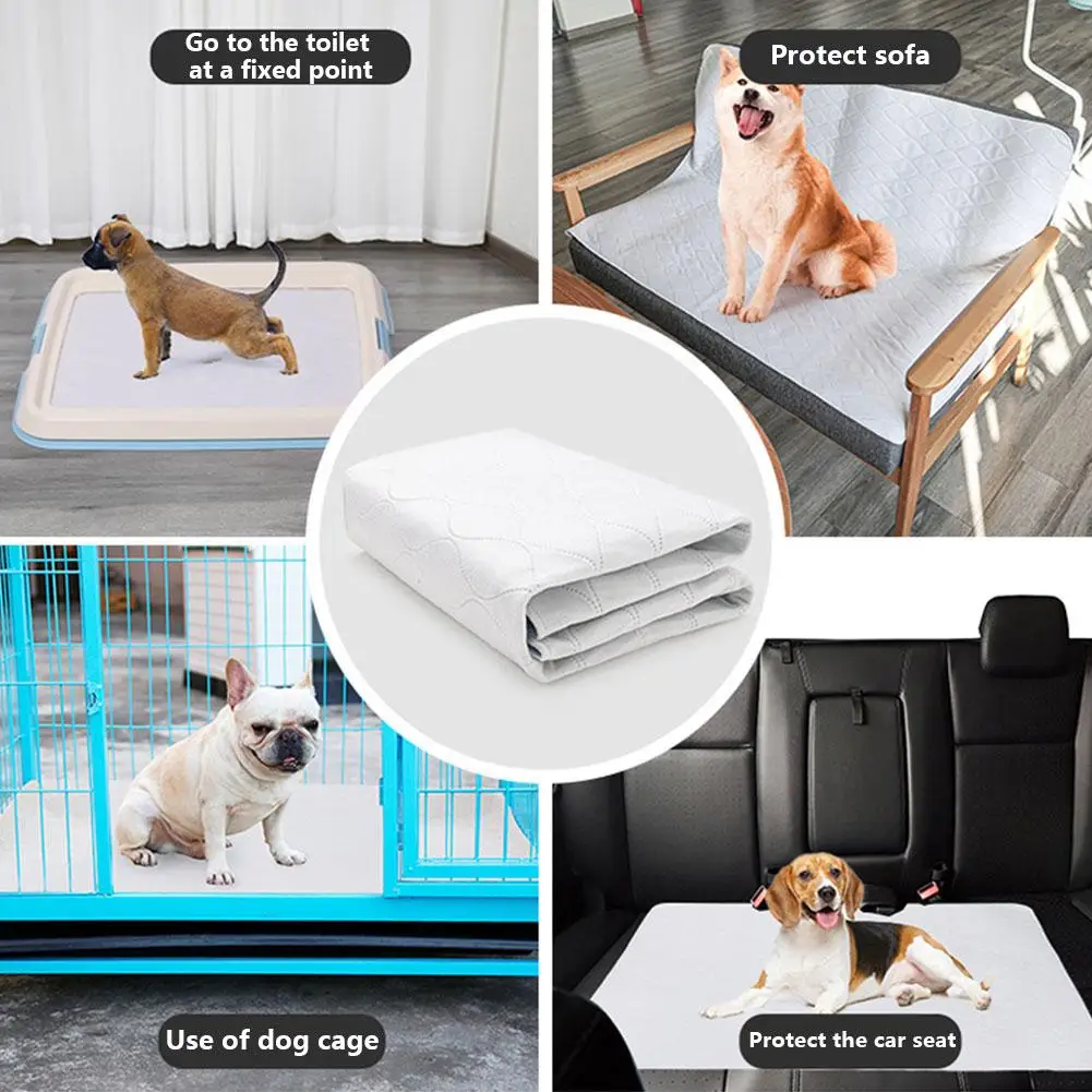 NONOR-pañales lavables para mascotas, estera de pañales para mascotas, impermeable, reutilizable, almohadilla de entrenamiento, absorbente de orina, protección del medio ambiente - imagen 2