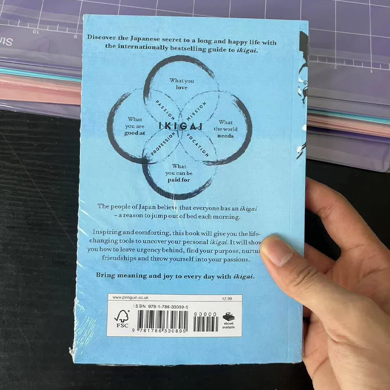 Ikigai-libro sobre la felicidad y la esperanza, The Japanese Secret Philosophy for A Happy Healthy de Hector Garcia, Rebuilding Happiness + un libro - imagen 3