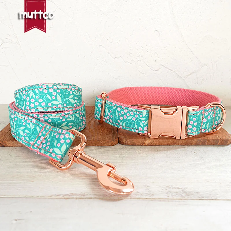 MUTTCO-patrón de flores y plantas con temática verde, el nombre permite que las mascotas noten la belleza de la naturaleza UDC163 - imagen 3