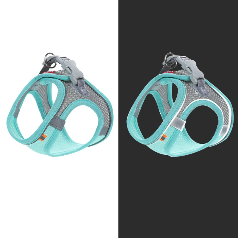 Arnés reflectante de malla transpirable para perro y gato, ropa ajustable para caminar al aire libre - imagen 5