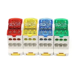 Bloque terminales UKK80A para cableado - distribución en carril DIN