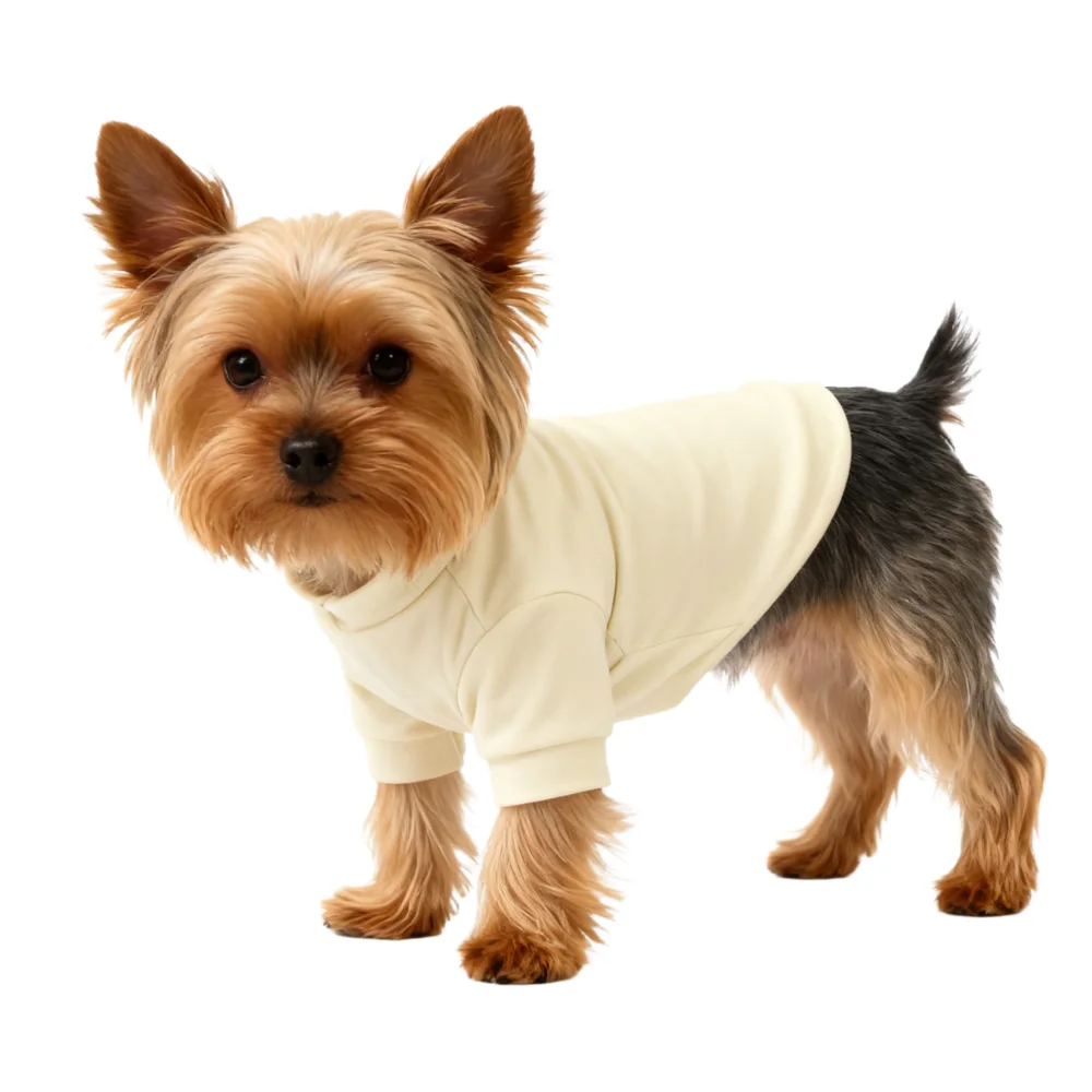 Camisa de fondo para perro a la moda, ropa suave para perros, jersey de lana, sudaderas con capucha para cachorros, camisa de invierno para gatos con mangas, pijamas para Chihuahua - imagen 3