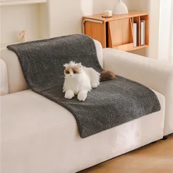 Manta suave 2 en 1 para sofá – Protege y calienta a gatos y perros