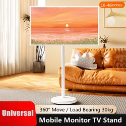Soporte de TV con ruedas para pantallas 10-46 pulgadas en casa