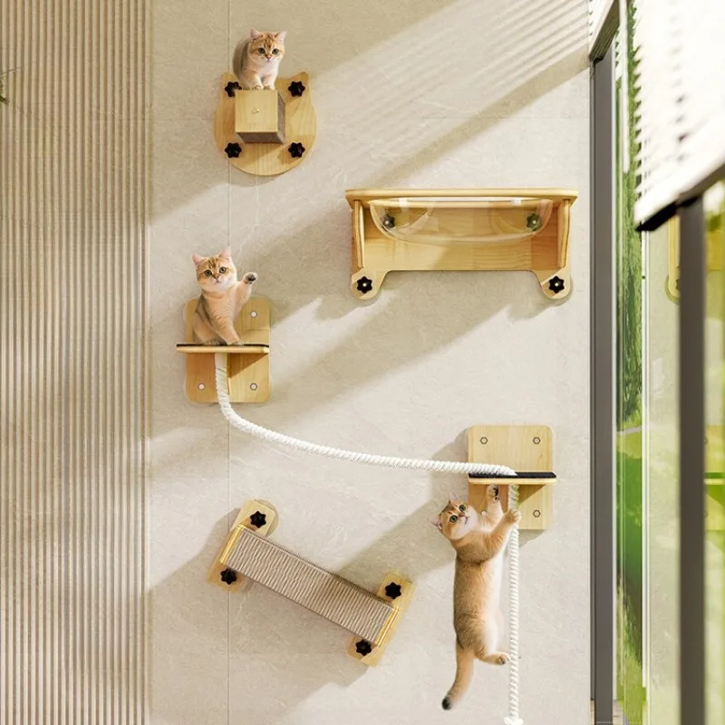 Escalón ventosa pared para gatos – Trepar y rascar - imagen 2