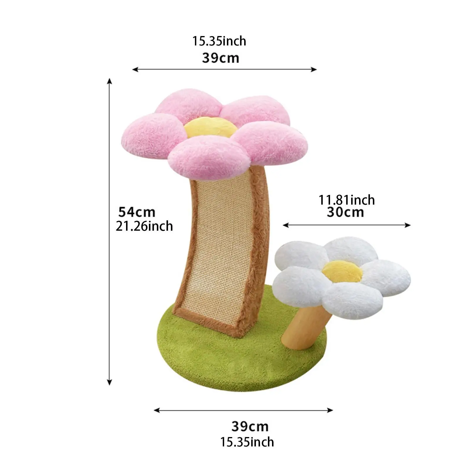 Sisal Cat Scratcher, Cat Climbing Post, Interactive Toy, Climbing Tree Cat Scratch Post for Interactive Resting