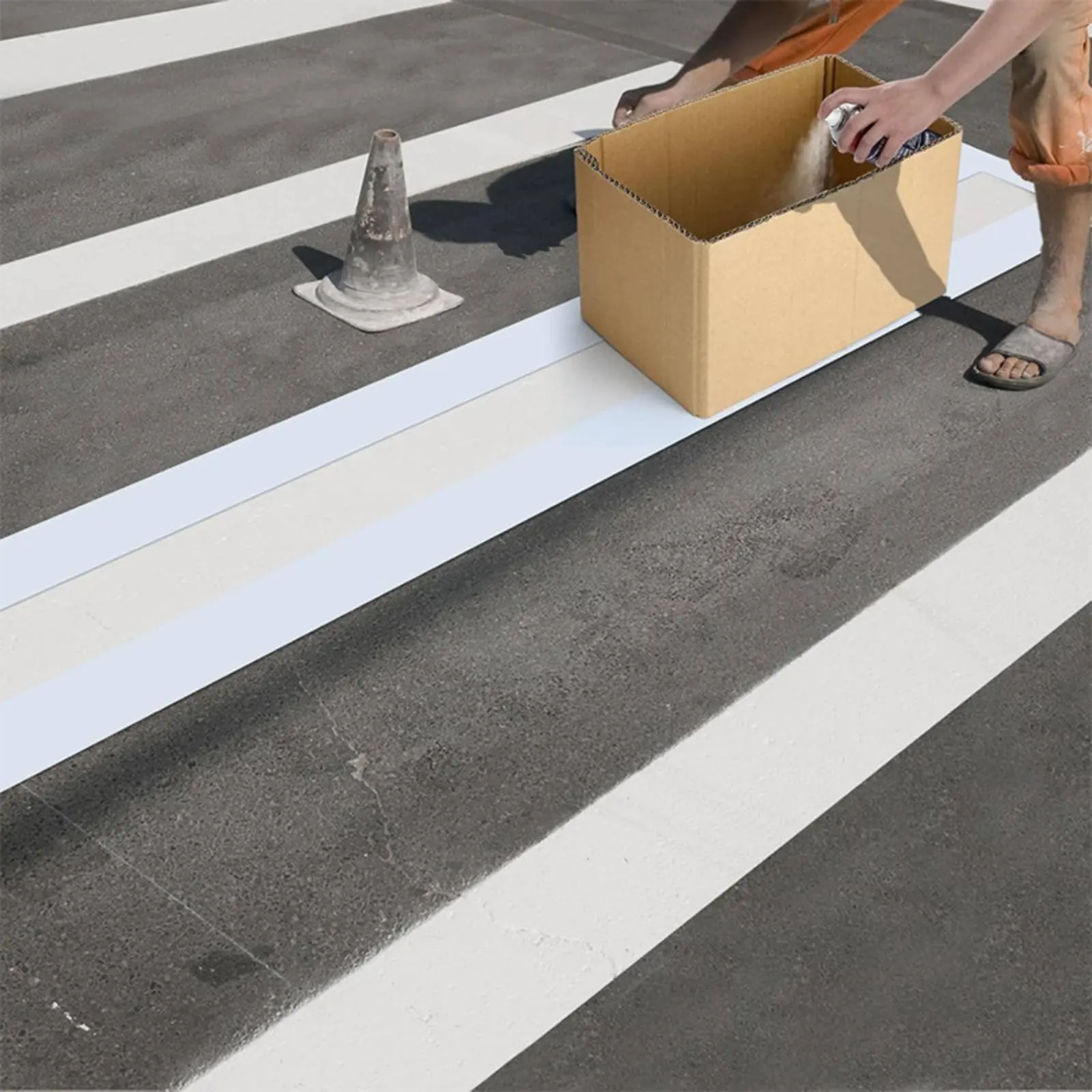Plantilla reutilizable para marcar asfalto parkings resistente - imagen 5