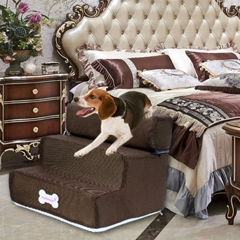 Escaleras para perros, escalera para mascotas, rampa para gatos pequeños, escalera antideslizante extraíble para perros, escaleras para cama, suministros para mascotas - imagen 2