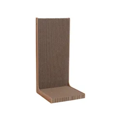 Rascador vertical para gatos en forma de L - Duradero e interactivo