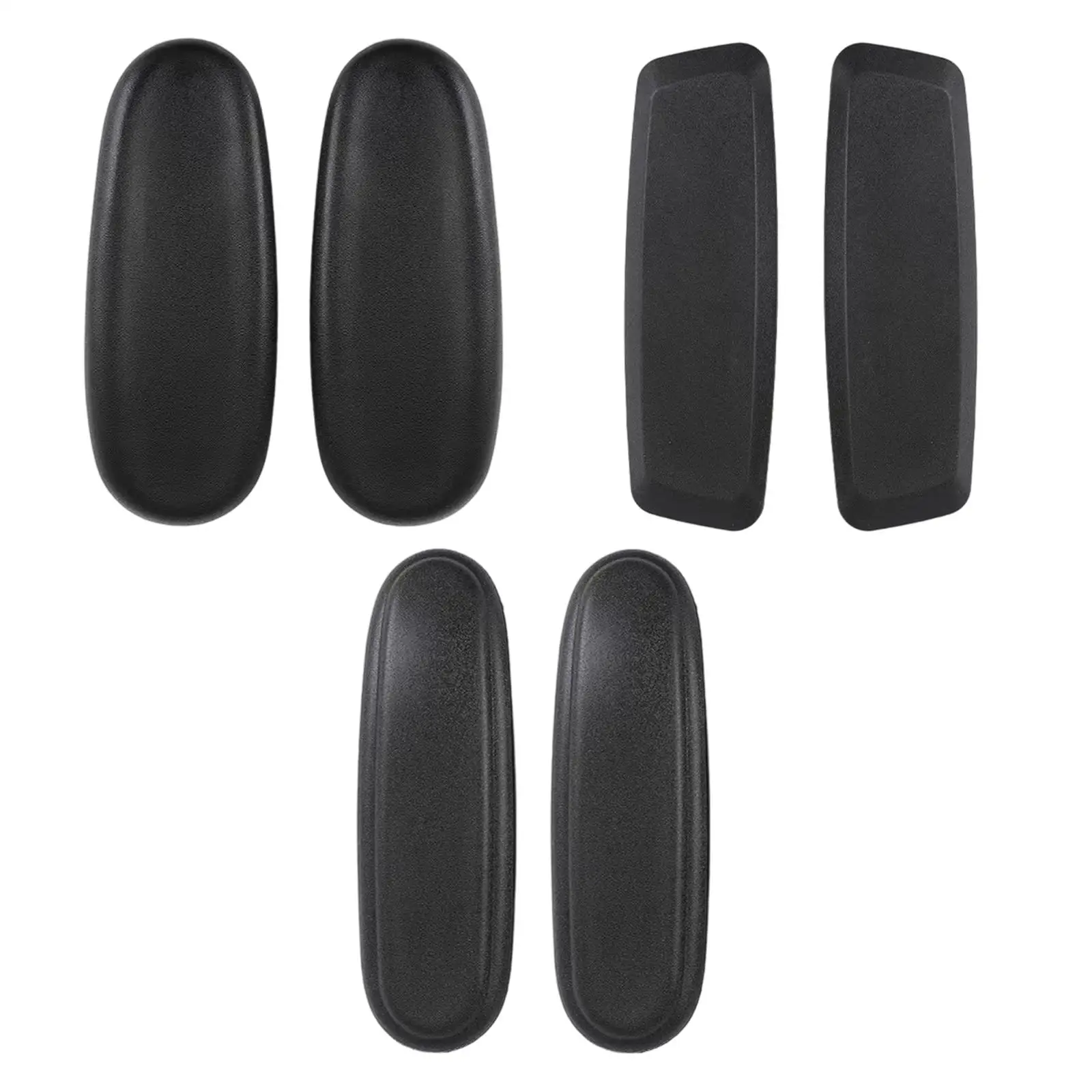 2x Office Chair Armrest Arm Pads Caps Desk Chair Arms Easy Installation with Mounting Holes Waterproof Replace Parts 2x Office Chair Armrest Arm Pads Caps Desk Chair Arms Easy Installation with Mounting Holes Waterproof Replace Parts