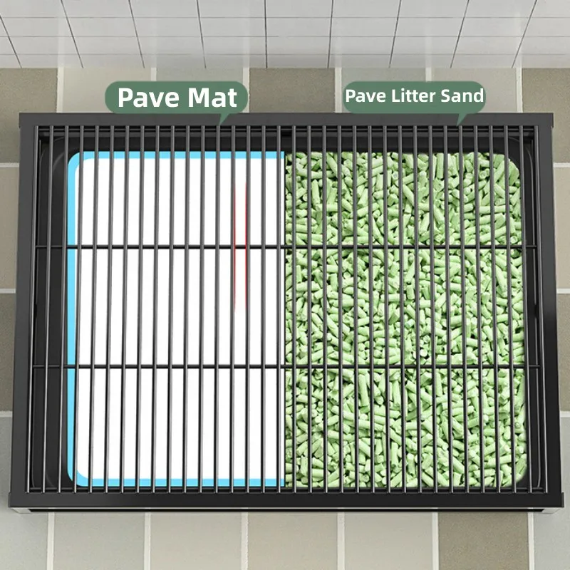 Inodoro para perros, caja de arena para perros de interior, inodoro para perros de acero inoxidable, entrenamiento para cachorros, arena lavable, herramientas de limpieza, suministros para mascotas - imagen 4