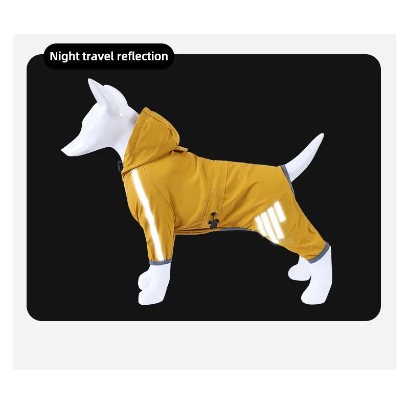 Ropa impermeable para perros pequeños, abrigos de lluvia para mascotas, chaqueta impermeable para cachorros, tira reflectante, Yorkie, Chihuahua, producto para mascotas - imagen 5