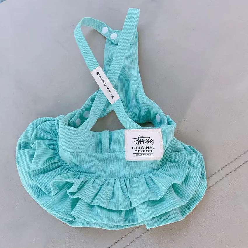 Falda midi con tirantes para perros, vestido de princesa para perros pequeños como Teddy Bichon, traje elegante para fiestas de perros, ropa al aire libre - imagen 4