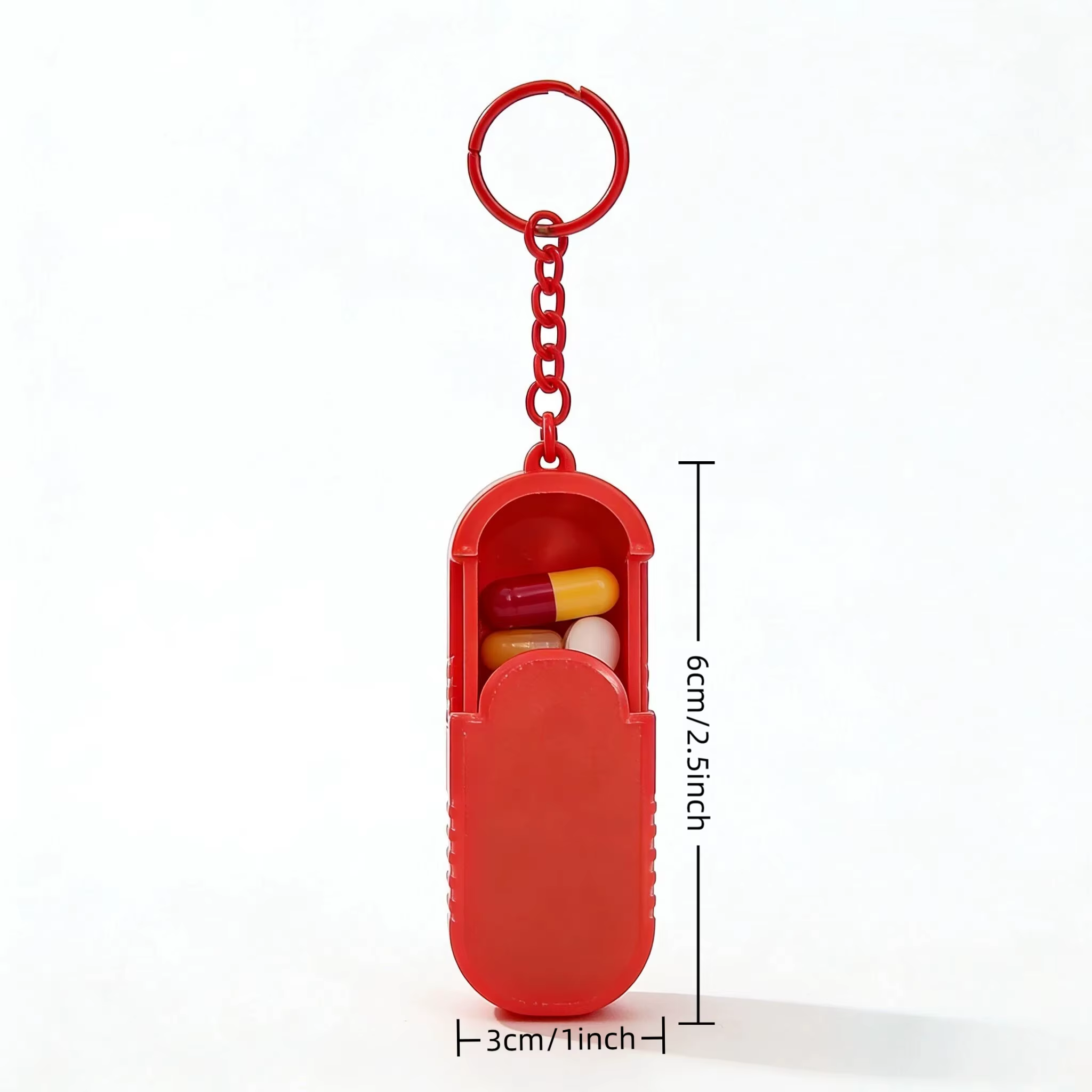 Pastillero impermeable para viajes – Estuche compacto para vitaminas de mascota - imagen 5