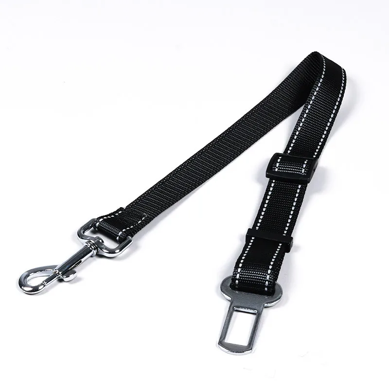 Cinturón de seguridad de coche para perro, Protector de seguridad, accesorios de viaje para mascotas, Collar de correa para perro, arnés de coche sólido, cinturones de seguridad para coche para mascotas - imagen 3