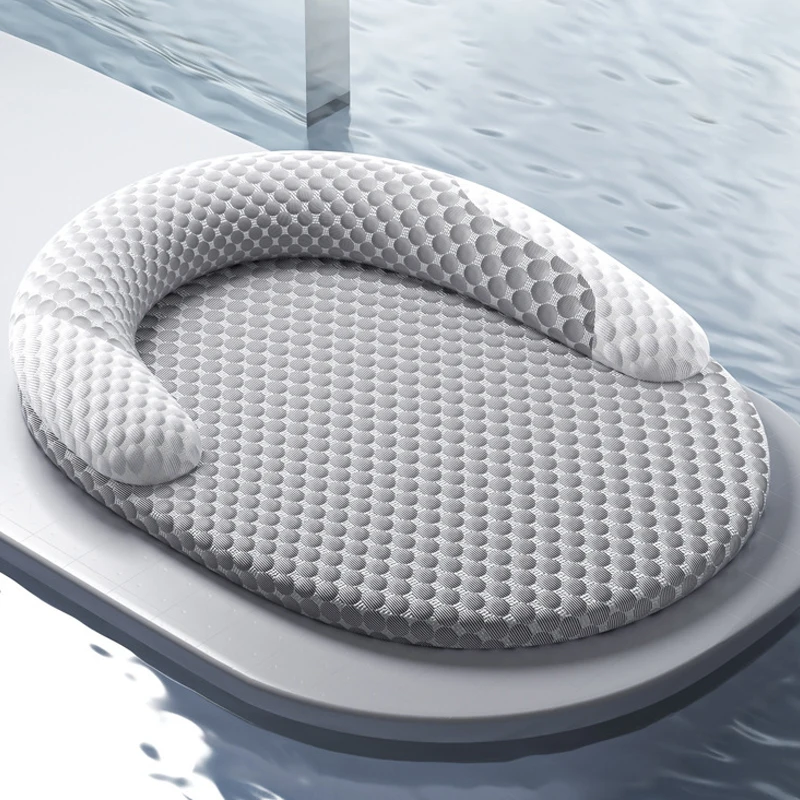 Estera refrescante de verano para perros pequeños y medianos, estera para cachorros de forma ovalada, estera para dormir extraíble y transpirable, accesorios para perros - imagen 2