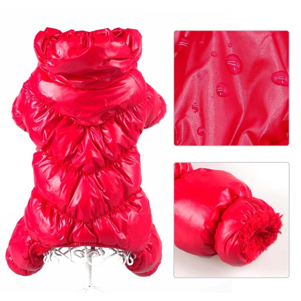 Ropa impermeable para perro, mono personalizado para mascotas, chaqueta de invierno, ropa cálida para perros pequeños, Bulldog Francés, cachorro, Chihuahua, York, gatos - imagen 2