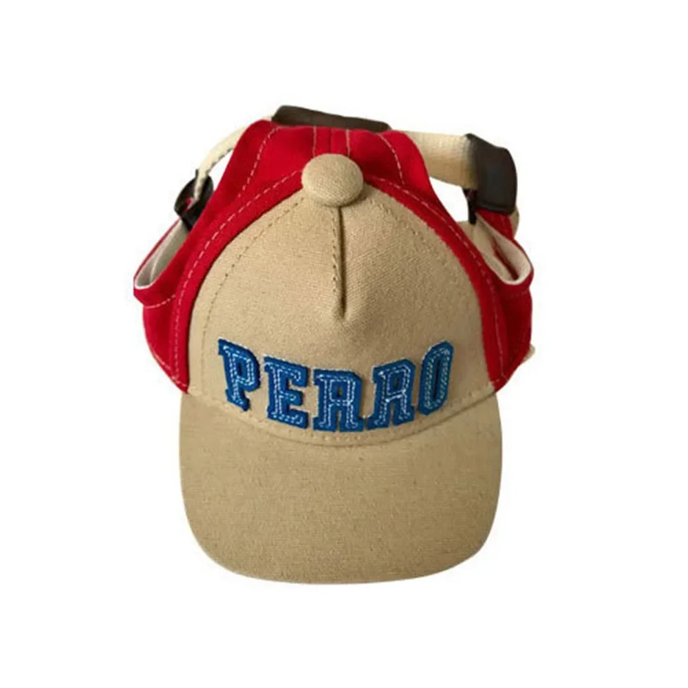 Sombrero de béisbol con visera para mascotas, gorra deportiva con letras, accesorio para Chihuahua, para verano - imagen 5