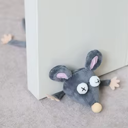 Tope de puerta felpa para gatos y perros – Figura decorativa suave