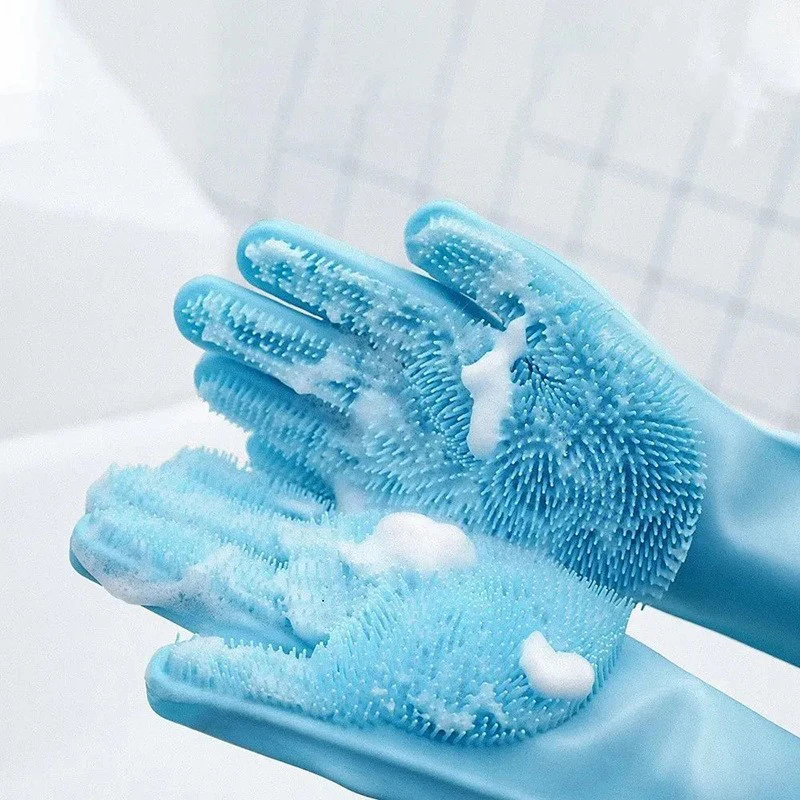 Booteely baño perro gatos cepillo de baño guantes de masaje peine de goma suave accesorios para mascotas para gatos herramientas de limpieza de ducha proveedores - imagen 3