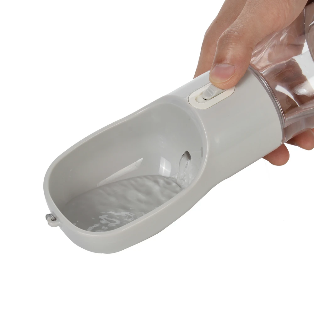 Botella de agua portátil para perros pequeños y grandes, cuenco de viaje a prueba de fugas para gatos, dispensador de agua para exteriores, suministros para Chihuahua - imagen 3