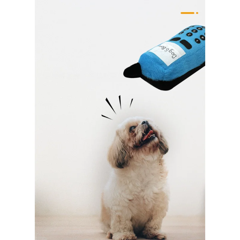 Peluche para morder y morder para perros, juguete de peluche para dormir, suministros de liberación para mascotas, teléfono móvil, juguetes para hacer sonido - imagen 5