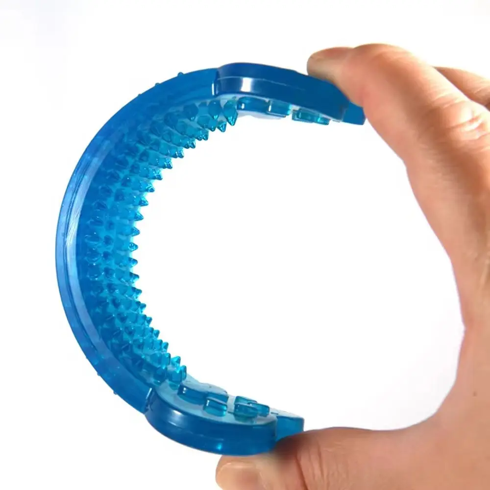 Osso de goma para masticar, juguete de cepillo de dientes para perros para masticadores agresivos, juguete para masticar Molar para el cuidado dental para perros de razas grandes y medianas