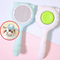 Cepillo quitapelos autolimpiante para perros y gatos