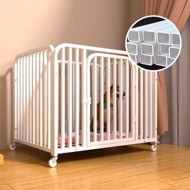 Casa para perros pequeños, jaula móvil para perros pequeños, casas para cachorros de lujo descubiertas para interiores con ruedas, accesorios para perros, gatos y gatitos, perrera de cama - imagen 3