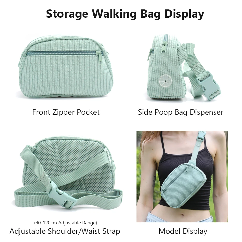 Conjunto collar y arnés para perros con Airtag antipérdida - Verde - imagen 5