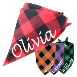 Bandana personalizada con nombre para perros y gatos – Accesorio bordado