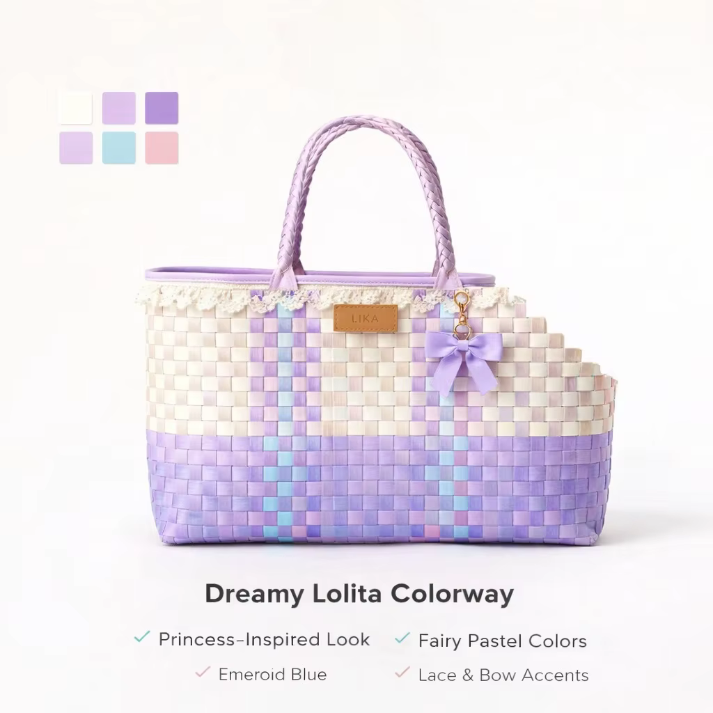 Bolso de mano para perros pequeños con lazo tejido – Paseos cómodos - imagen 4