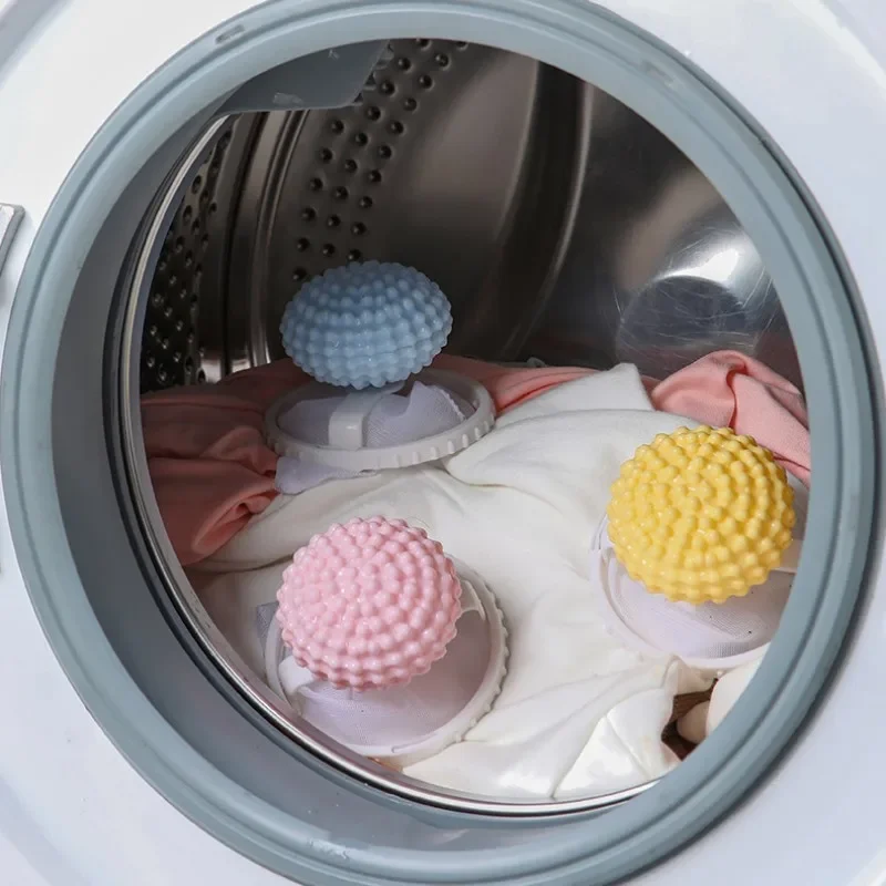 Removedor de pelo de mascotas, bola reutilizable, recolector de lana, removedor de pelo de gato, recogedor de piel de mascota, Herramientas de limpieza, bolsa de filtro para lavadora de ropa - imagen 4