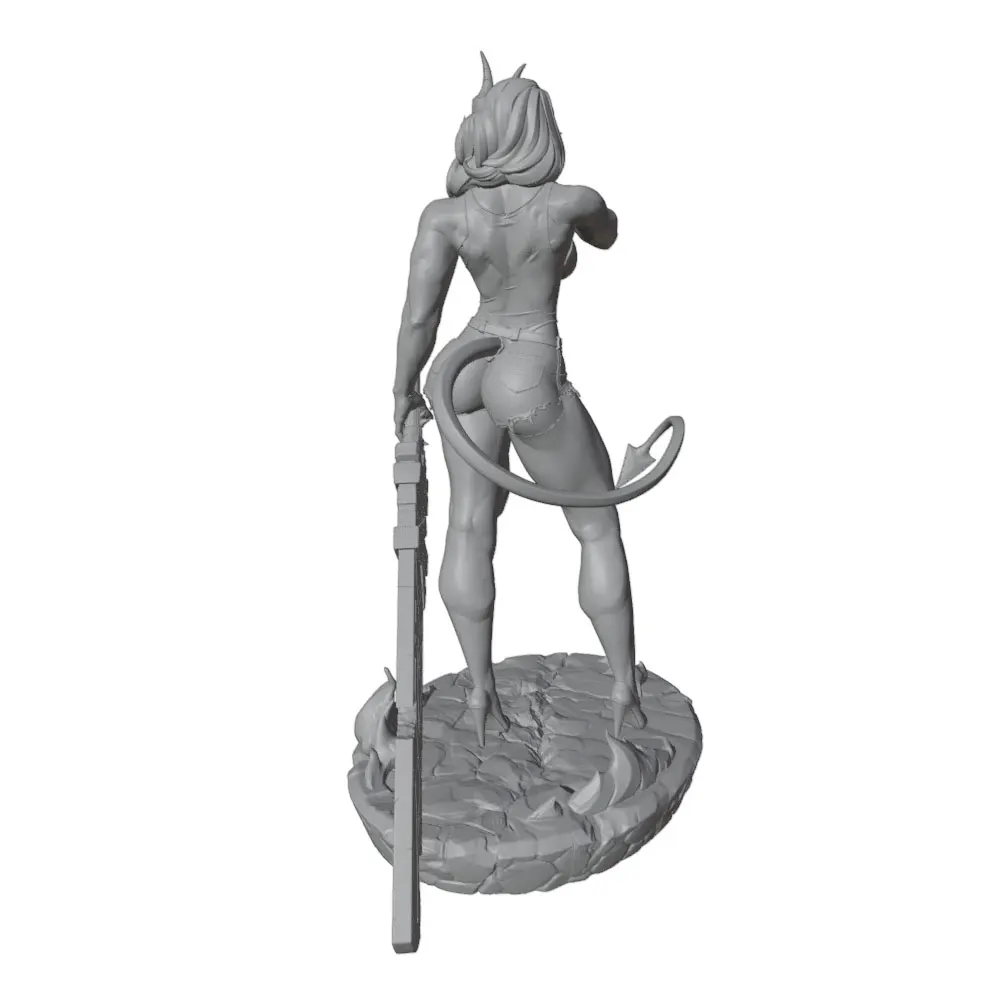 Figura anime 3D para decorar habitación, miniatura GK sin montar ni pintar 1/24 - imagen 2