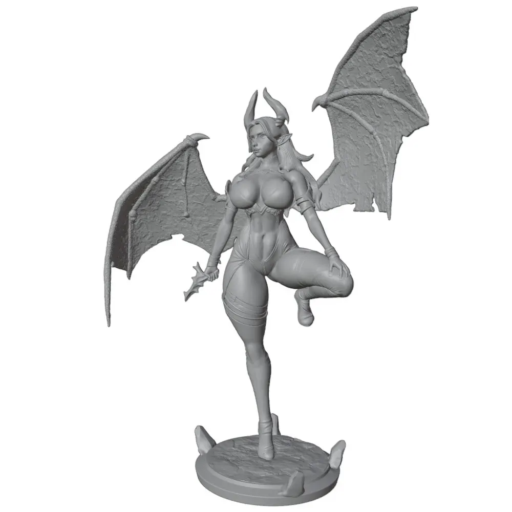 Figura miniatura de anime sin pintar para decoración de habitación - imagen 4