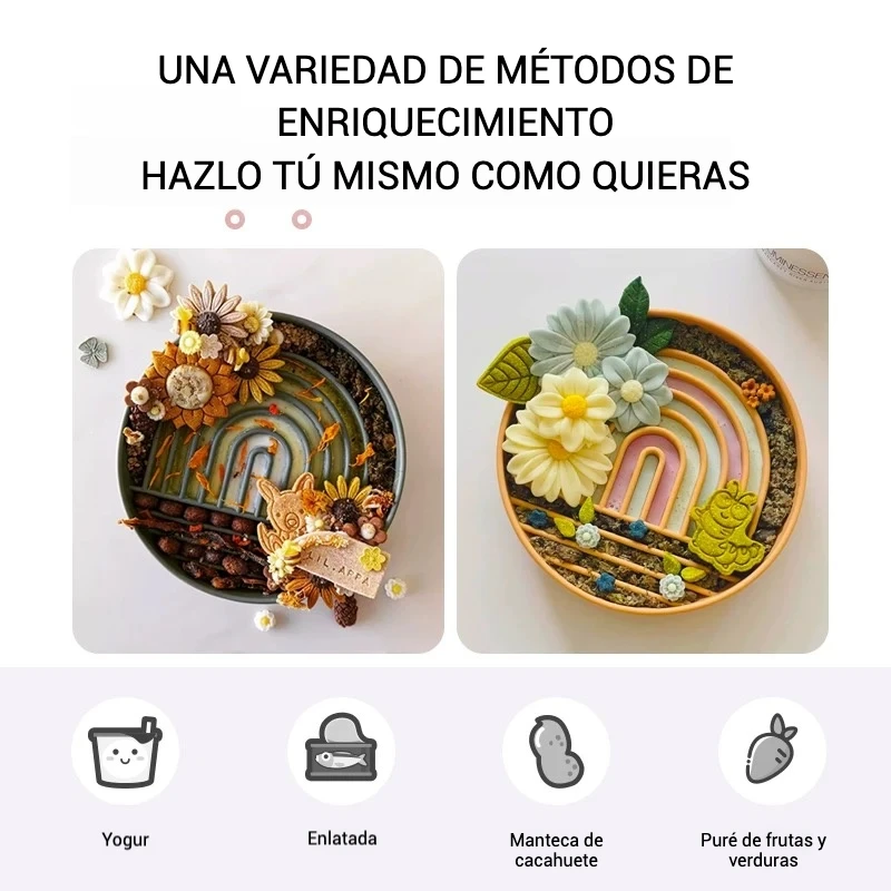 Estera para lamer mascotas, cuenco de silicona para comida de mascotas, succión de alimentación lenta para perros, cuenco antiasfixia, suministros para mascotas Golden Retriever - imagen 2