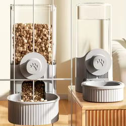 Alimentador automático para perros y gatos, dispensador agua 1200ml