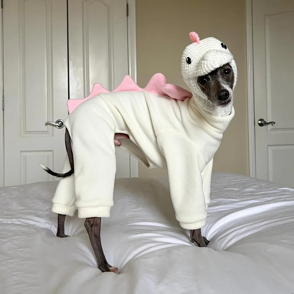 Abrigo dinosaurio para Whippet y Galgo – Protección invernal canina - imagen 5