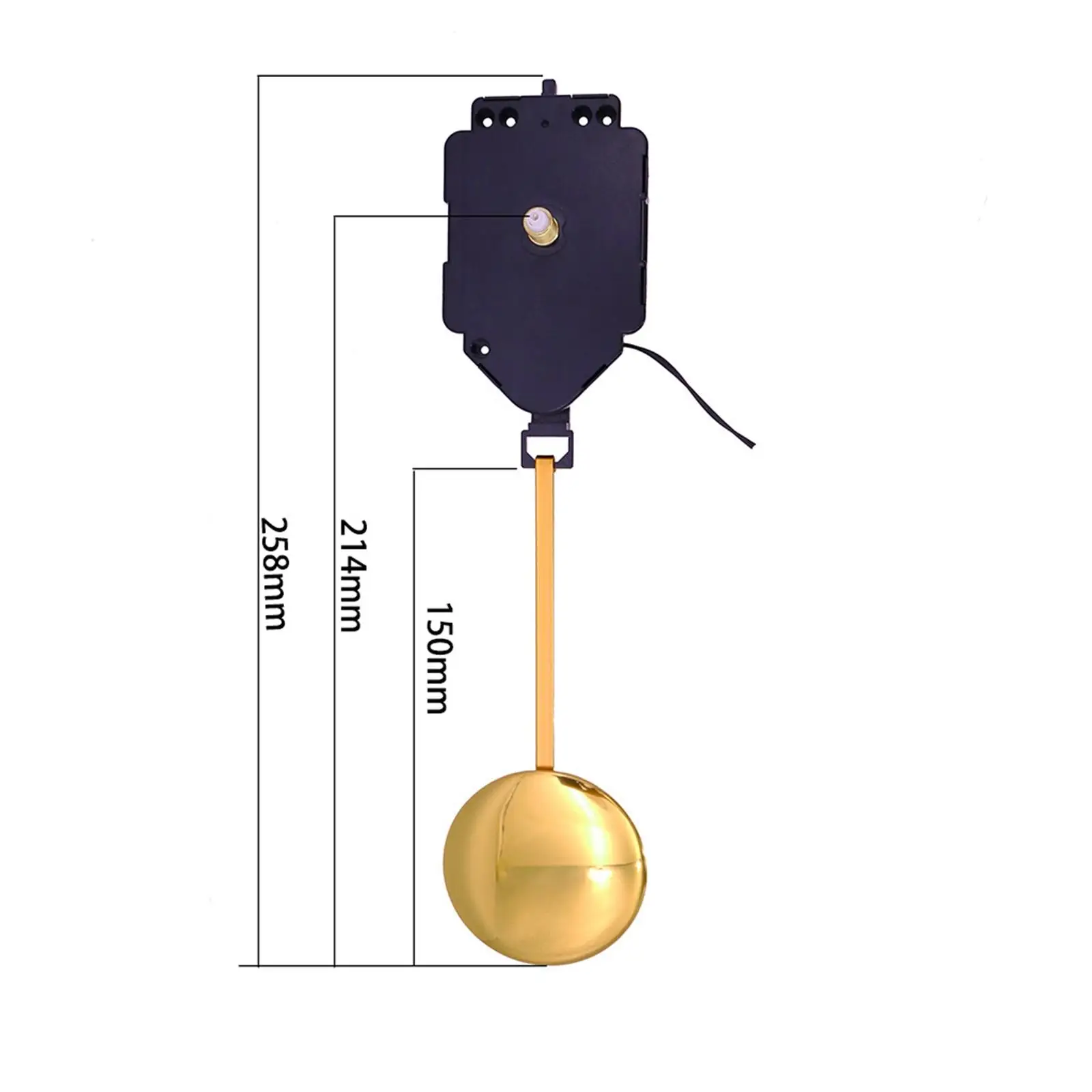 Kit reparación de reloj de pared con péndulo silencioso - imagen 4