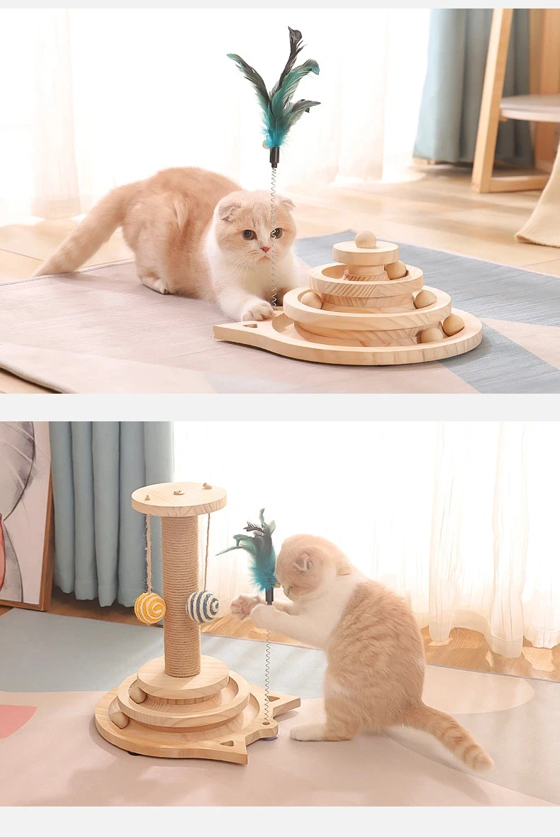 Set completo de juguetes para gatos en caja de regalo