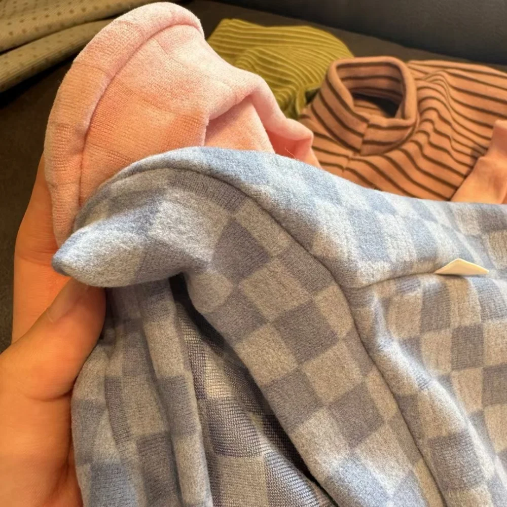 Disfraces de gato Camiseta de manga corta de rayas de algodón para Sphynx Sudadera cálida de gato para gatitos Abrigo grueso para Devon Rex en invierno - imagen 4