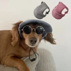 Gorra perros ajustable con agujeros para orejas – Talla única