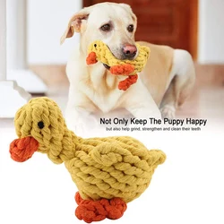 Juguete masticable para perros de pana tipo pato