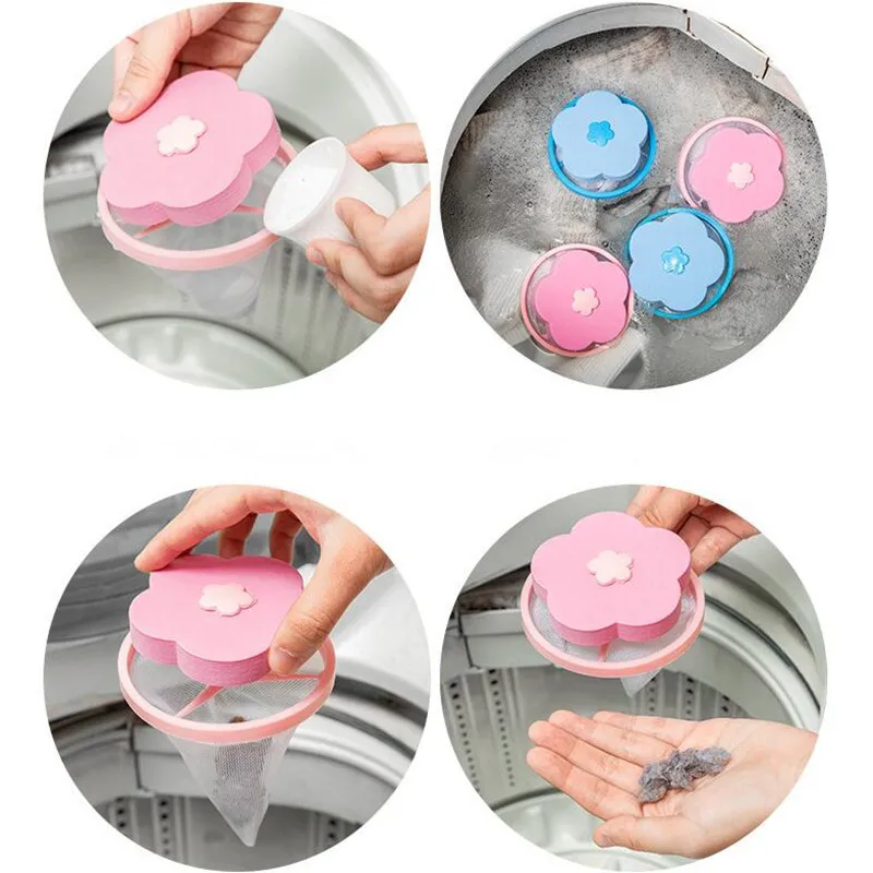 Eliminador de pelo de mascotas reutilizable, Bola de lana, pegatina, filtro de lavadora, recogedor de pelusas de pelo de mascotas, Herramientas de limpieza de lavandería, accesorios para gatos - imagen 5