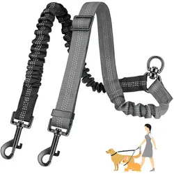Correa elástica anti-tirones para perros – Absorbe impactos
