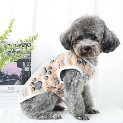 Chaleco de franela para perros y gatos – Abrigo cálido invierno